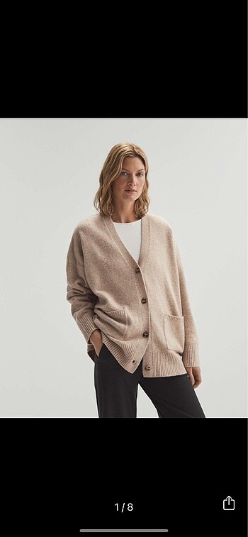 Oysho Yün Oversize Hırka