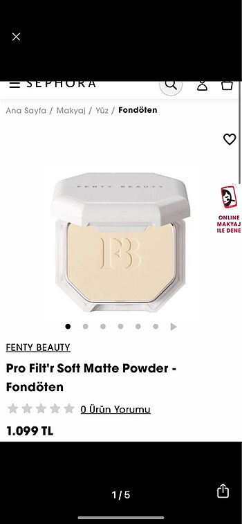 Fenty Sabitleyici Pudra