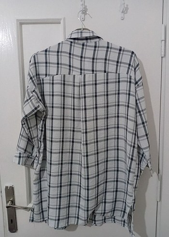 Kadın Ekose Desen Gömlek - Görsel 5