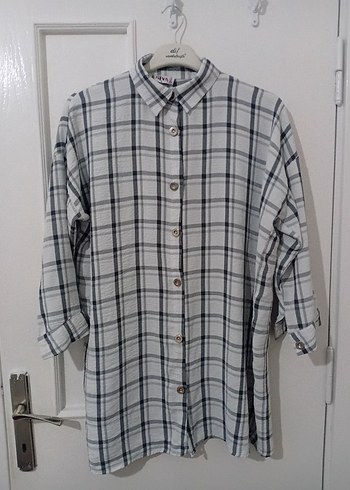 Kadın Ekose Desen Gömlek - Görsel 2