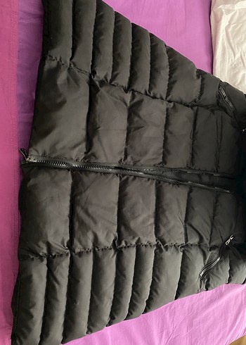 Siyah Uzun Kürklü Kadın Yelek - Görsel 7