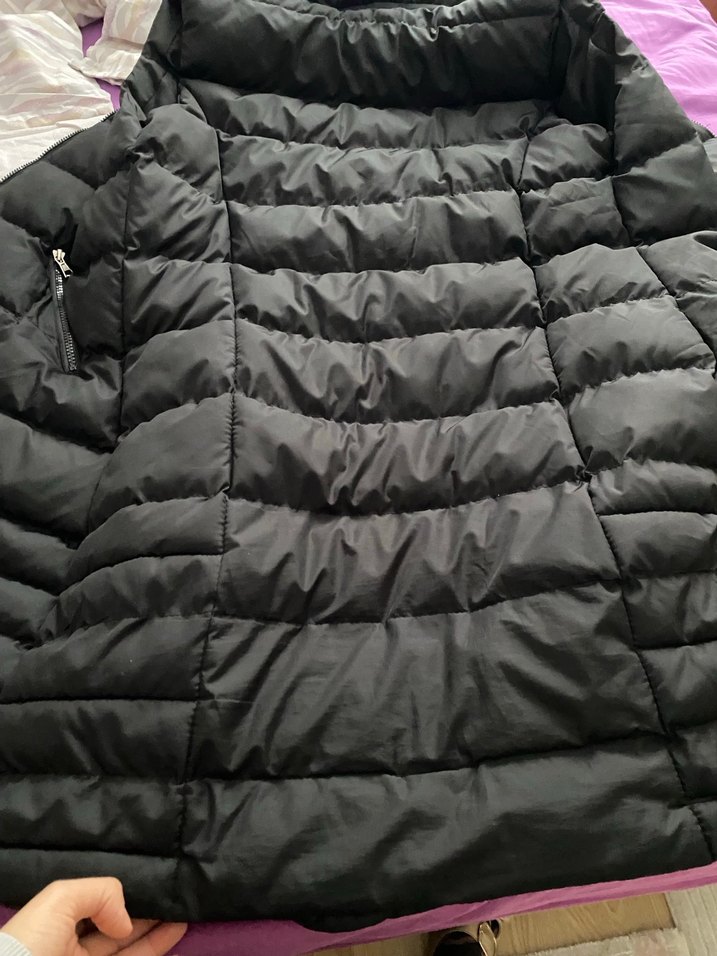 Siyah Uzun Kürklü Kadın Yelek - Görsel 5