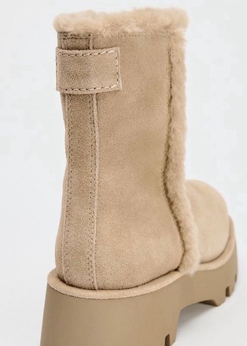 Zara Kürklü Süet Kadın Bot - Görsel 3