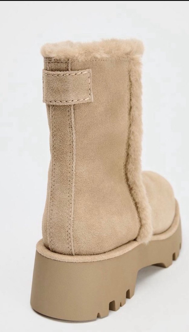 Zara Kürklü Süet Kadın Bot - Görsel 3