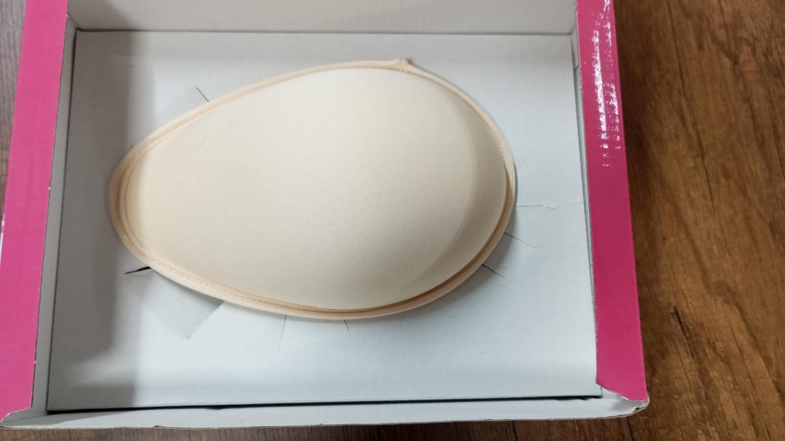 Pembe protez meme sütyeni tek göğüs - Görsel 2