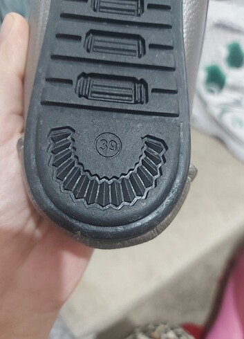 Diğer Sıfır Ürün.Yeni Hiç Giyilmedi.Gri Kadın Babet 39 ölçü