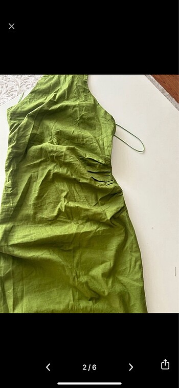 Zara Zara keten midi elbise M