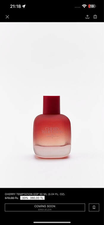 Zara Cherry Temptation