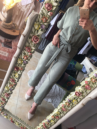 Mint yeşili tulum