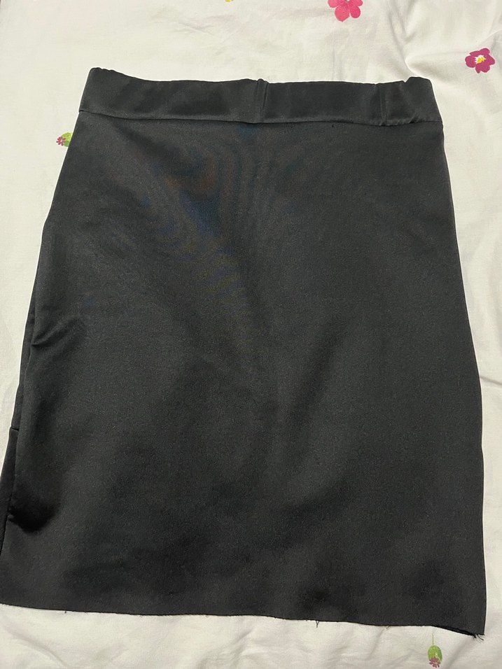 Siyah Pilili Mini Kadın Etek - Görsel 2