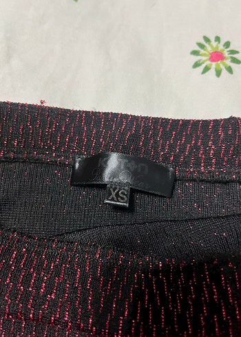 Bordo Kadın Triko Midi Elbise - Görsel 3