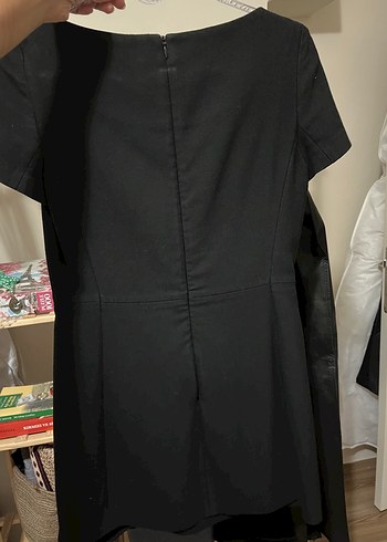 Siyah Mini Kadın Mezuniyet Elbisesi - Görsel 3