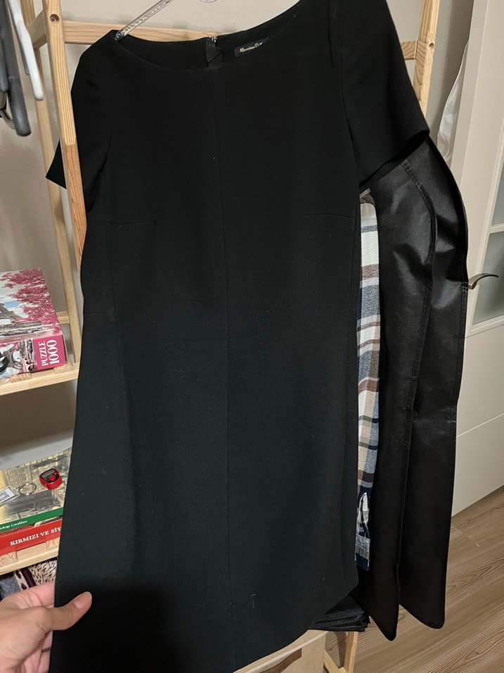 Siyah Mini Kadın Mezuniyet Elbisesi - Görsel 2