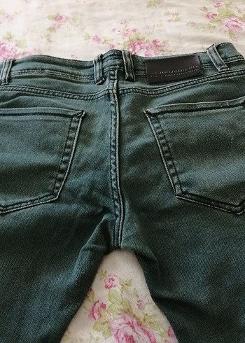 Diğer Gri Denim Bol Kesim Kot Pantolon
