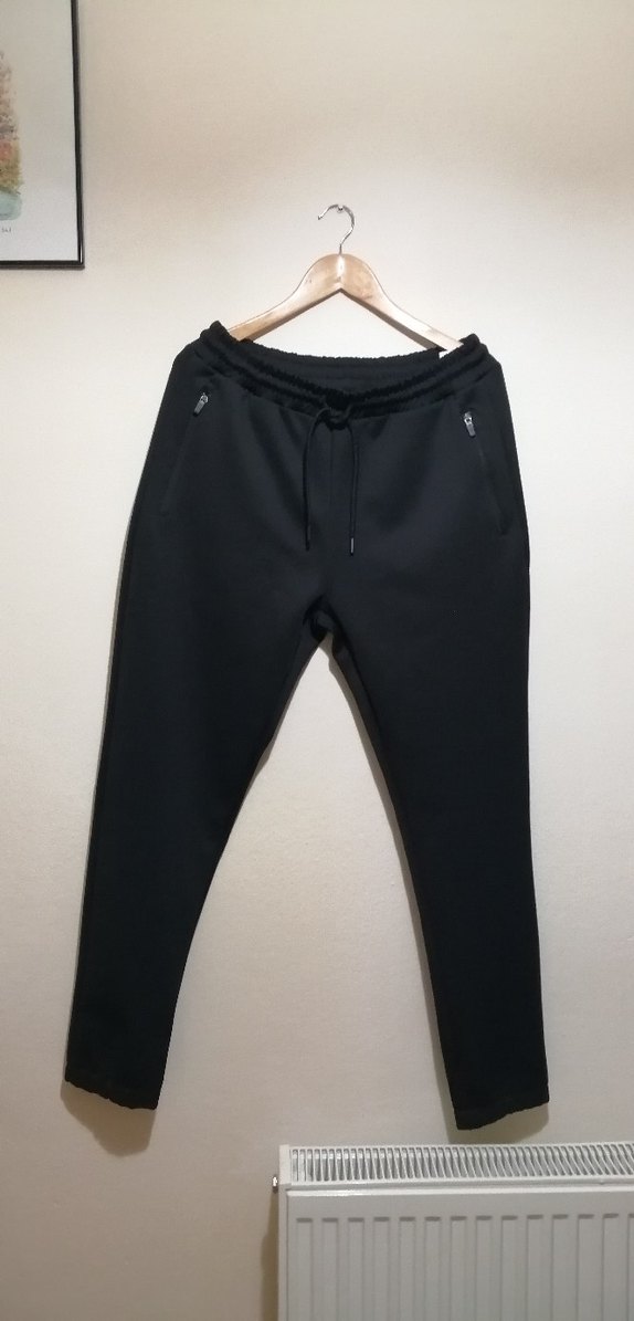 Koton Siyah Fermuarlı Erkek Jogger Eşofman - Görsel 5