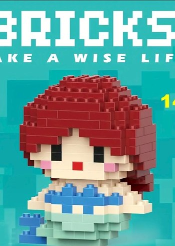 Lego Bricks Deniz Kızı Figürü