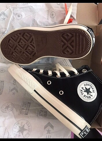 37 Beden siyah Renk Converse Bilekli Barkodlu Ürün[insta:bluebangshop]