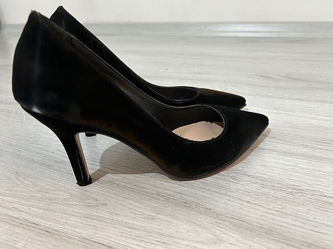36 Beden siyah Renk Kemal tanca deri stiletto