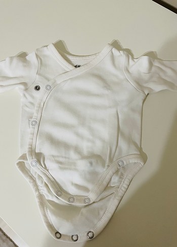 H&M Beyaz uzun kollu zıbın - Görsel 2