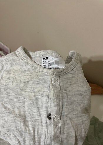 2-4 ay H&M uzun kollu tulum - Görsel 6