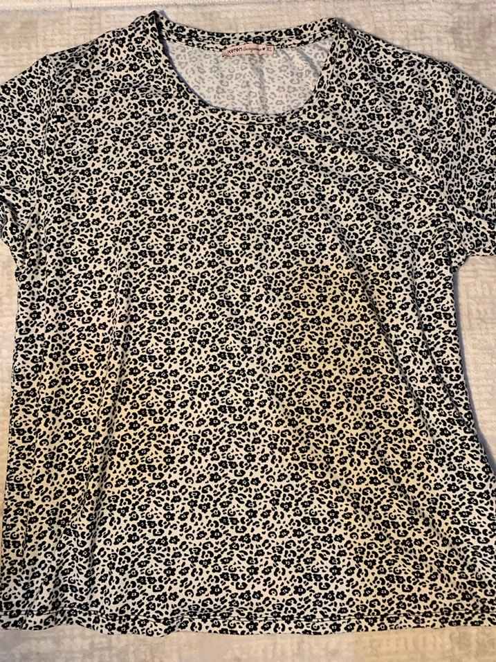 Gri Desenli Kısa Kollu Pijama Takımı - Görsel 3