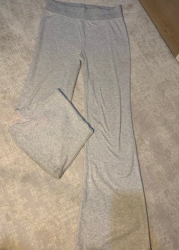 Bershka gri İspanyol paça tayt - Görsel 2