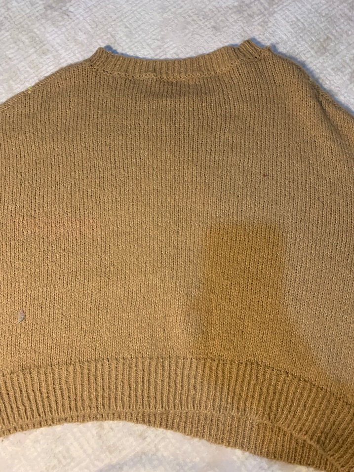 Bohem Tarzı Kahverengi Triko Kadın Kazak - Görsel 3