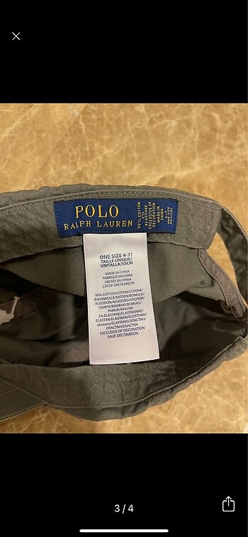 5-8 Yaş, 22 cm Beden Polo ralph lauren şapka