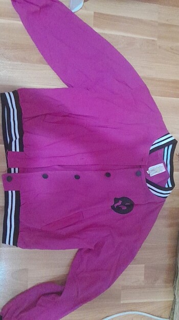 Pembe kumaş ceket