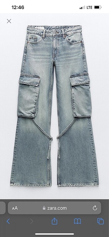 Zara kargo pantolon