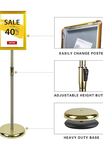 Ikea Teşhir ve Menü Standı (138 cm )