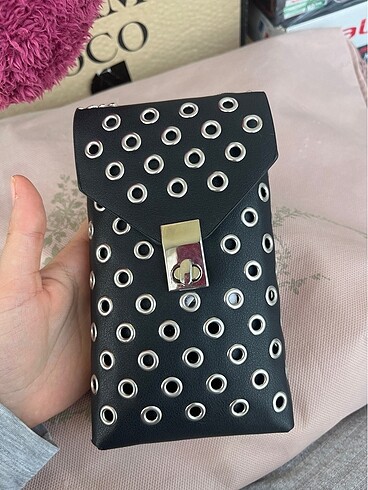Stradivarius kuşgözü telefon çantası