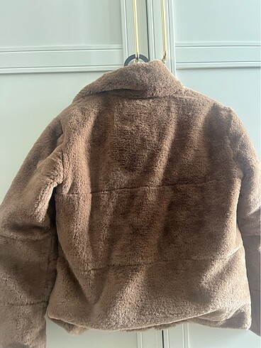 xs Beden kahverengi Renk Zara peluş mont