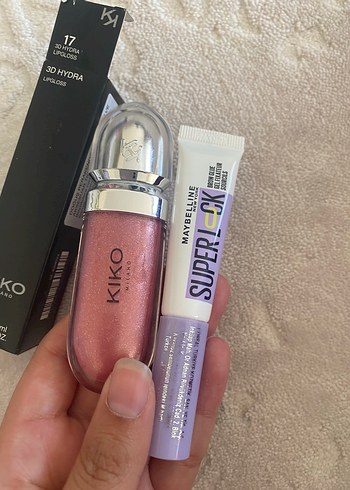 KIKO 3D Hydra lipgloss ve kaş jeli seti - Görsel 2