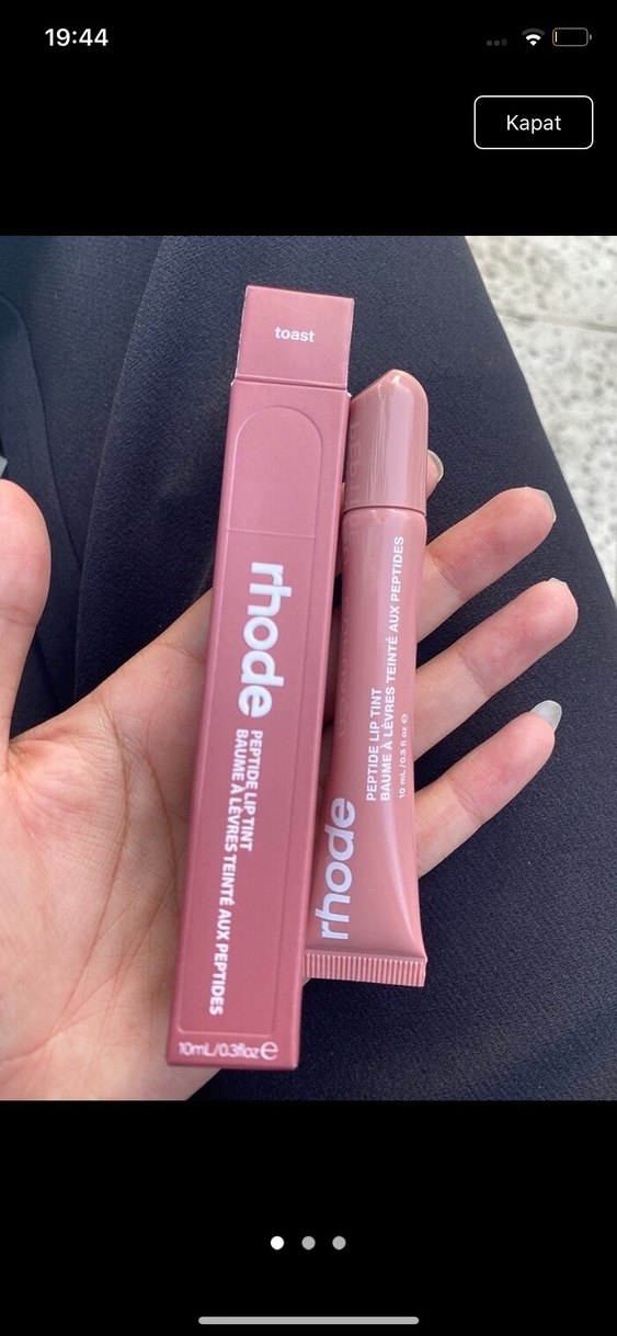 Rhode peptid lipgloss toast renk - Görsel 2