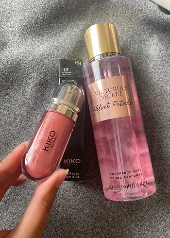 Victoria s Secret Victoria's Secret Vücut spreyi ve Kiko lipgloss seti