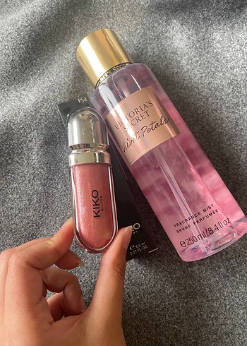 Victoria's Secret Vücut spreyi ve Kiko lipgloss seti