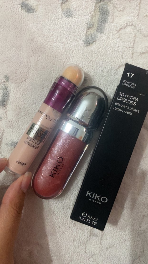 KIKo lipgloss ve Maybelline kapatıcı seti - Görsel 2