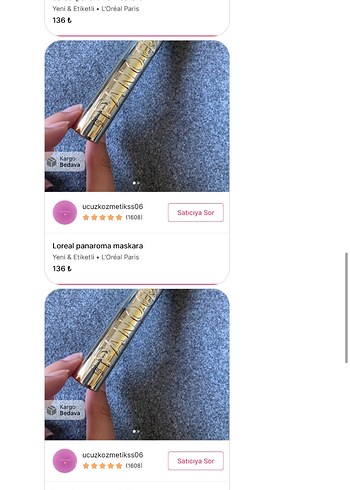 Beden Özel ilan maskara iki adet panaroma