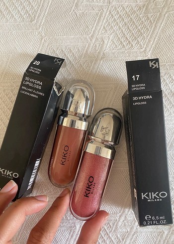 Kiko KIKO 3D Hydra Lipgloss seti 17 ve 20 no