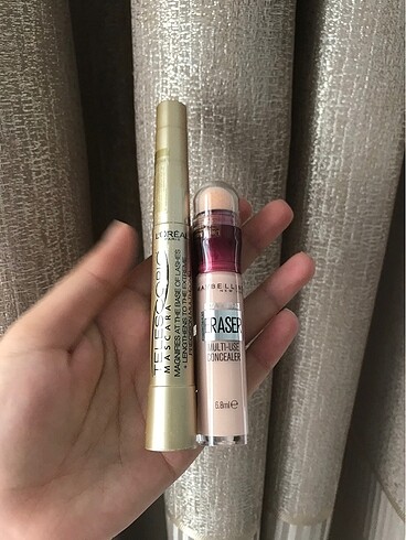 Maybelline kapatıcı ve telescopic maskara