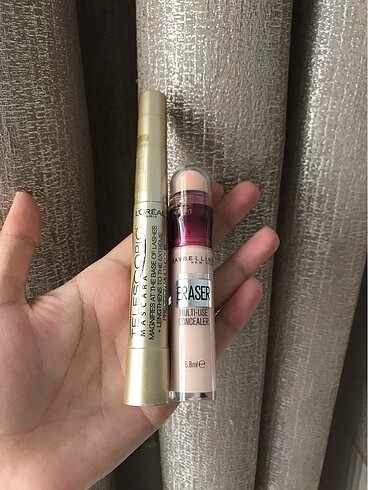 Maybelline Maybelline kapatıcı ve telescopic maskara