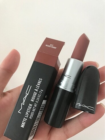 MAC Mac mat kurşun ruj velvet tedy