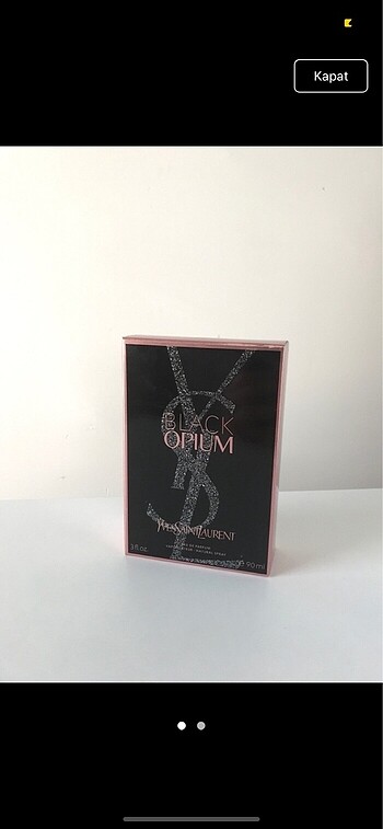 Yves Saint Laurent Ysl black opimum parfüm