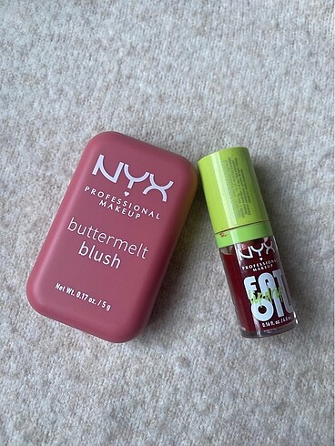 Nyx allık ve dudak yağı