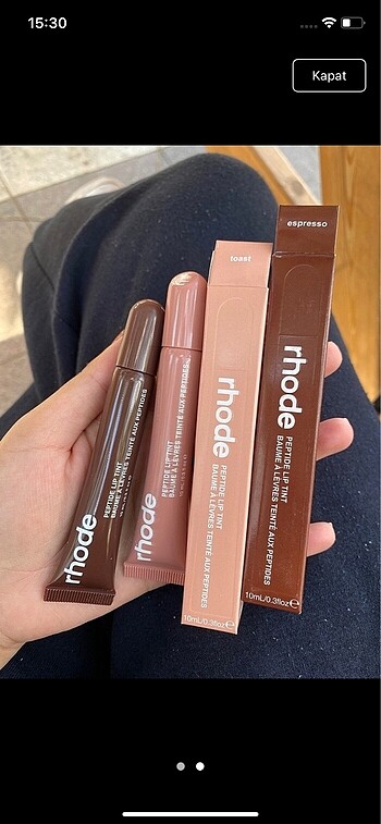 Rhode peptid lipgloss seti