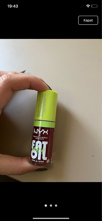 Nyx fat oil dudak yağı