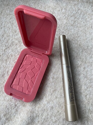 NYX Nyx buttermelt allık ve teleskopic maskara seti