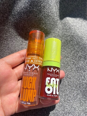 NYX Nyx duck plum gloss ve dudak yağı seti