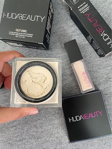 Huda Beauty Huda beauty baking pudra ve kapatıcı seti